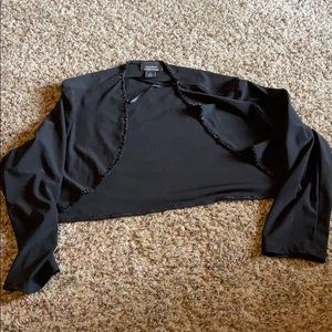 Ladies Black open cover up size 12